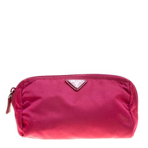 prada kosmetiktasche nylon pink|Prada Makeup Bags .